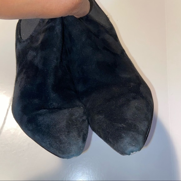 Steve Madden Subtle Pointed Ankle sueded Bootie black 8.5 - Picture 7 of 13